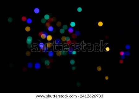 Colorful lights bokeh effect. Lights.