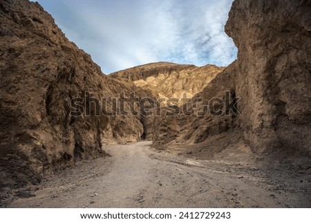 Golden Canyon Formations, Death Valley National Park, Furnace Creek, California