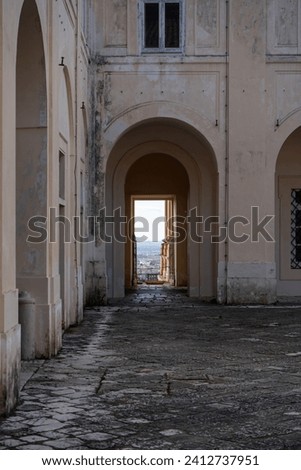 Inside the belvedere of san leucio, caserta, campania, italy Royalty-Free Stock Photo #2412737951