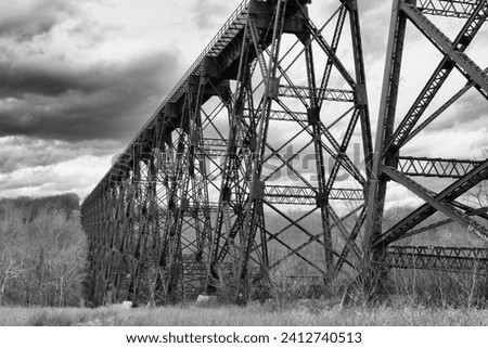 Railroad viaduct in upstate New York State
