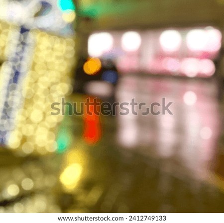 Beautiful colorful, abstract blurred, bokeh, red, yellow background 