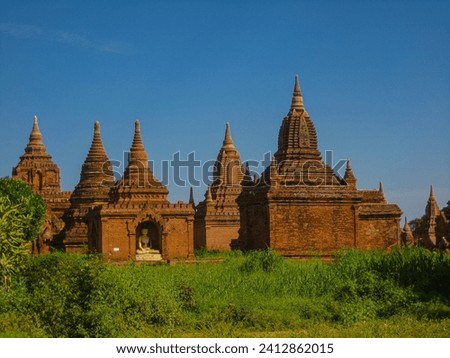 photo of ruin pagodas and stupas in bagan myanmar