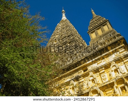 photo of temple and pagodas in bagan in myanmar