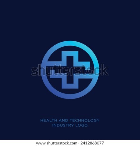 Modern Health Care Business Icon Cross Symbol Design Element Stock Illustration