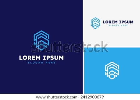 Vector modern of letter S and T logo, T and S initial geometric line logo, construction logo, monogram logo design template