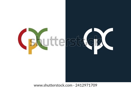 CPX letter logo design on black background. CPX creative initials letter logo concept. CPX letter design.