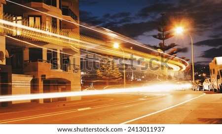 time lapse photography, cars, architecture, building, infrastructure, night, cloud, sky, lights, street