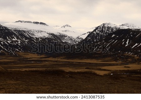 Viewpoint in Austurland region of Iceland