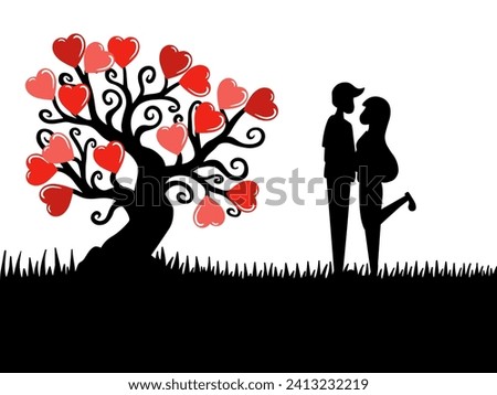 Love Couple Background Valentines Day