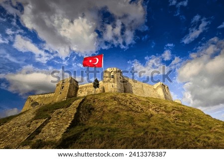 Gaziantep castle or Kalesi in Gaziantep, Turkey Royalty-Free Stock Photo #2413378387