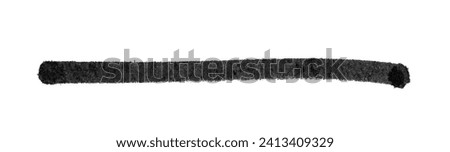 Realistic rough black marker. Set of ink lines. The doodle is drawn on a white isolated background with a black marker. Hand painted. Black marker on paper isolated on white background Royalty-Free Stock Photo #2413409329