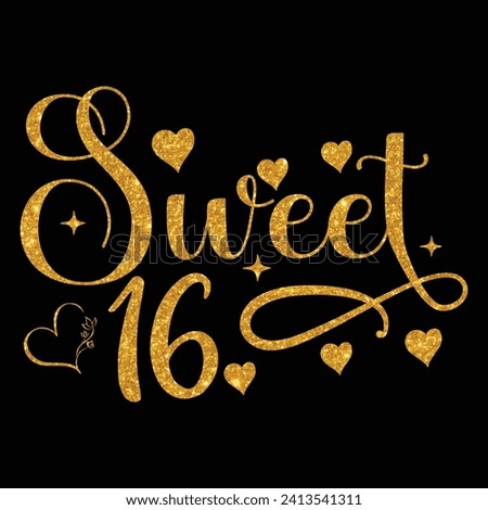 Sweet 16, Designs Bundle, Streetwear T-shirt Designs Artwork Set, Graffiti Vector Collection for Apparel and Clothing Print.