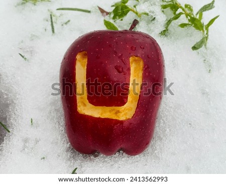 Beautiful apple i love you Beautiful apple i love you alphabet Garnish