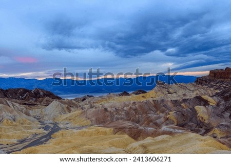 Morning Light Over Zabriskie Point - 4K Ultra HD Image, Death Valley National Park, California