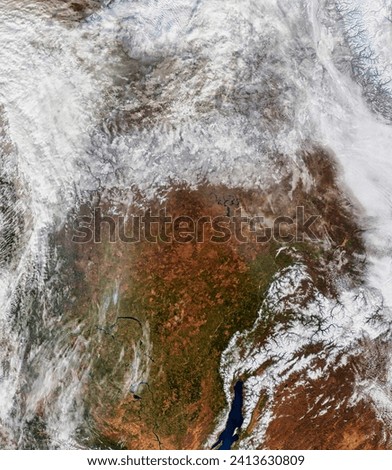 October Snow in Siberia. As many areas around the world are experiencing autumn, Siberia sees the beginning of winter. Elements of this image furnished by NASA.