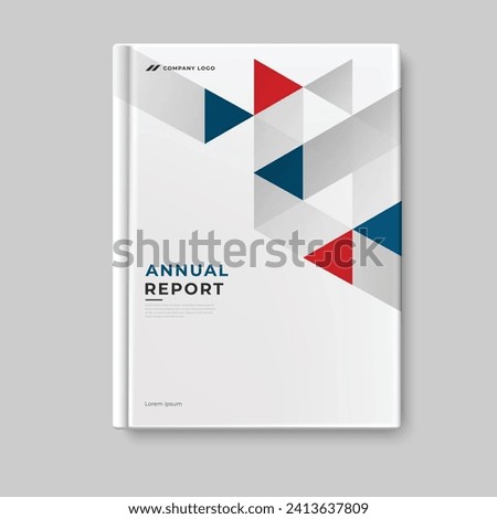 business annual report cover design vector eps 10