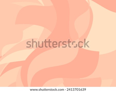 Vector wavy beige-pink background with irregular shapes of different shapes. Design for covers, wallpapers, cards, banners, backdrops