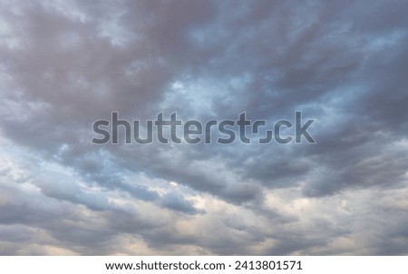 Thunderclouds. Clouds in the sky, Gloomy sky. natural background