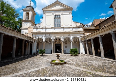 Basilica of San Clemente - Rome - Italy Royalty-Free Stock Photo #2413910431