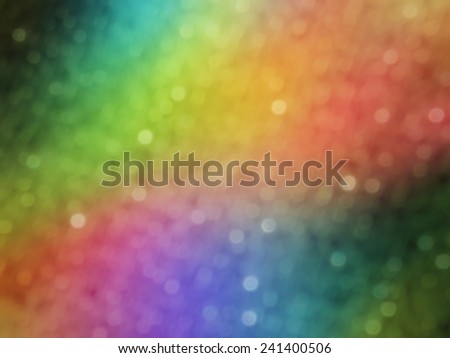 Abstract background. Rainbow colors background with bokeh blur.                      