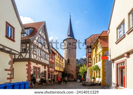 Old city of Karlstadt am Main, Germany 
