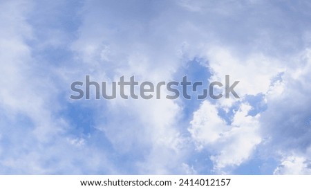 summer blue sky cloud gradient light white background.beauty bright cloud cover in the sun calm cler winter air background .spring wind
