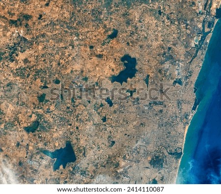 Water Shortages in India. Nearly 65 percent of the countrys reservoirs were running dry in June 2019. Elements of this image furnished by NASA.