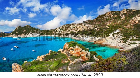 Sardinia, arhipelago la Maddalena, Italy Royalty-Free Stock Photo #241412893