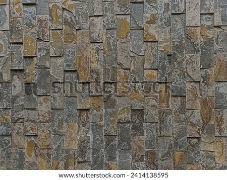 photo of natural stone wall