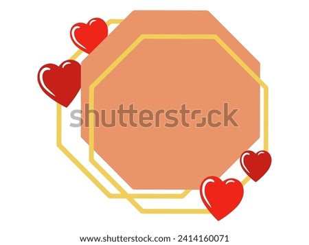 Love Frame Background Valentines Day
