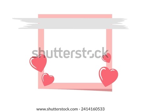 Valentines Day Frame Heart Background