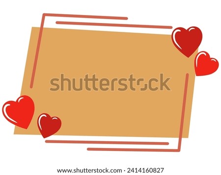 Frame Background Valentines Day Illustration
