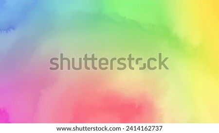 Colorful watercolor gradient background, textures