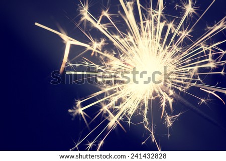  Hand with firework 