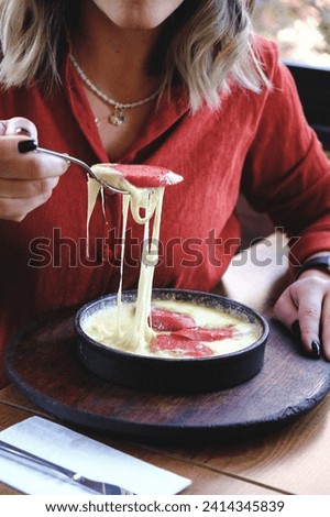 Muhlama - corn porridge with cheese.