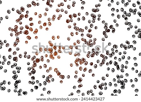 Light Red vector backdrop with dots. Beautiful colored illustration with blurred circles in nature style. Design for business adverts.