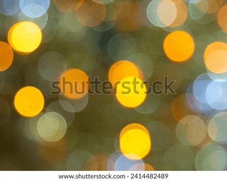 Abstract christmas background in bokeh