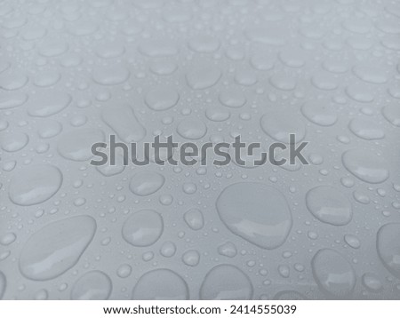 Drops of water on a floor