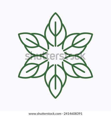Green Ecology Vector Logo Design