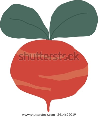 Vegetable abstract art, Abstract vegetable illustration