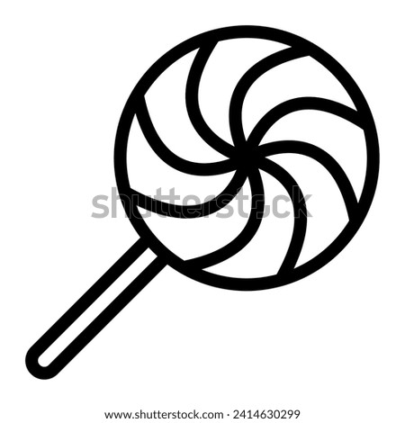 Valentine day Lollipop object illustration