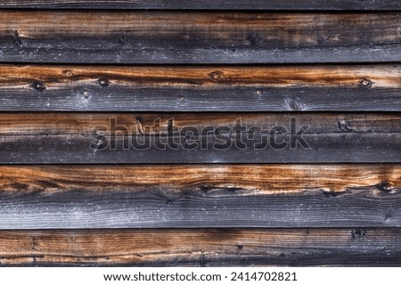 photo of old decayed wooden fence