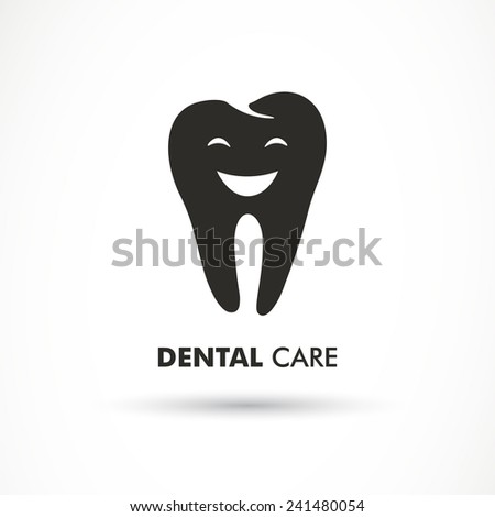 Vector Illustration of a Dental Care Label