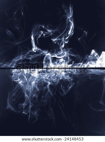 Abstract smoky fractal design background
