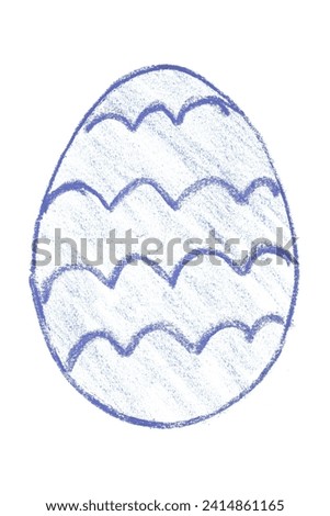 Draw purple Easter eggs isolated on a white background.