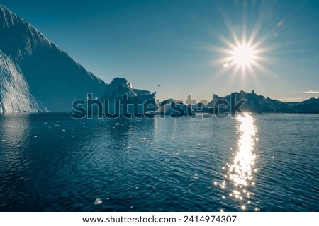 The landscape of Greenland during summer, the photo was taken in October , 2022