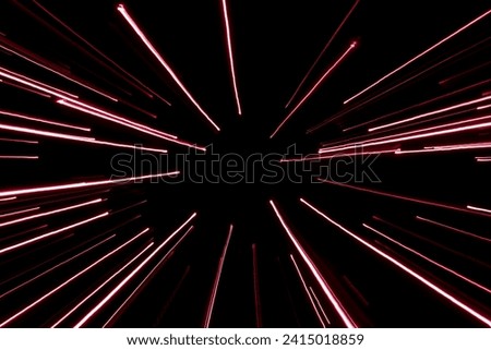 light lines of speed in space Royalty-Free Stock Photo #2415018859