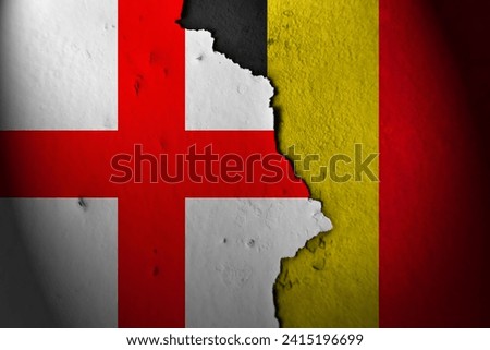 Relations between england and belgium Royalty-Free Stock Photo #2415196699