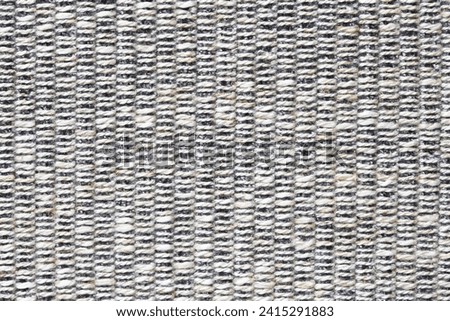 Top view, Sample texture guideline of polyester fabric high resolution for use in textile, furniture, and home interior industries.