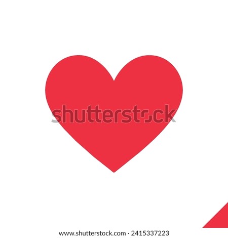 Vector Editable Icon Heart of Valentine's Day